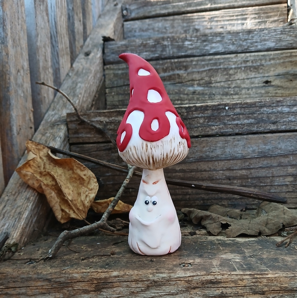 ❤️🤍 Cone Mushroom 🍄🐞 Face Funny 🦋🌺 - Picture 5 of 7